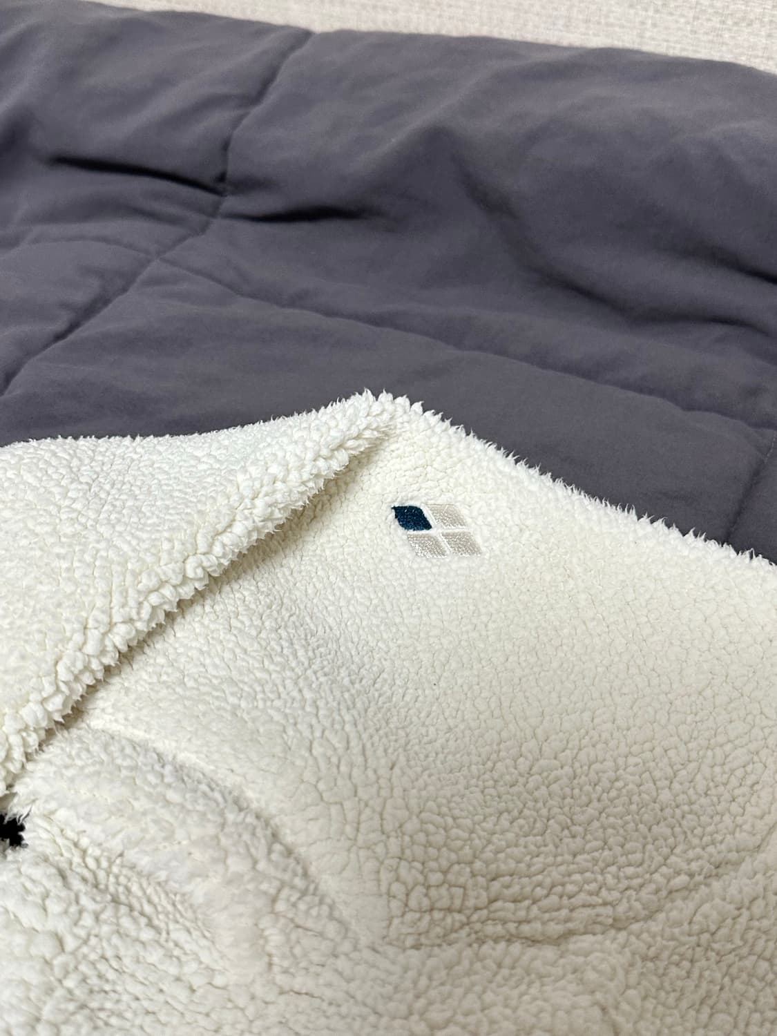 몽벨 후리스  플리스 뽀글이 화이트미디움 상품이미지8