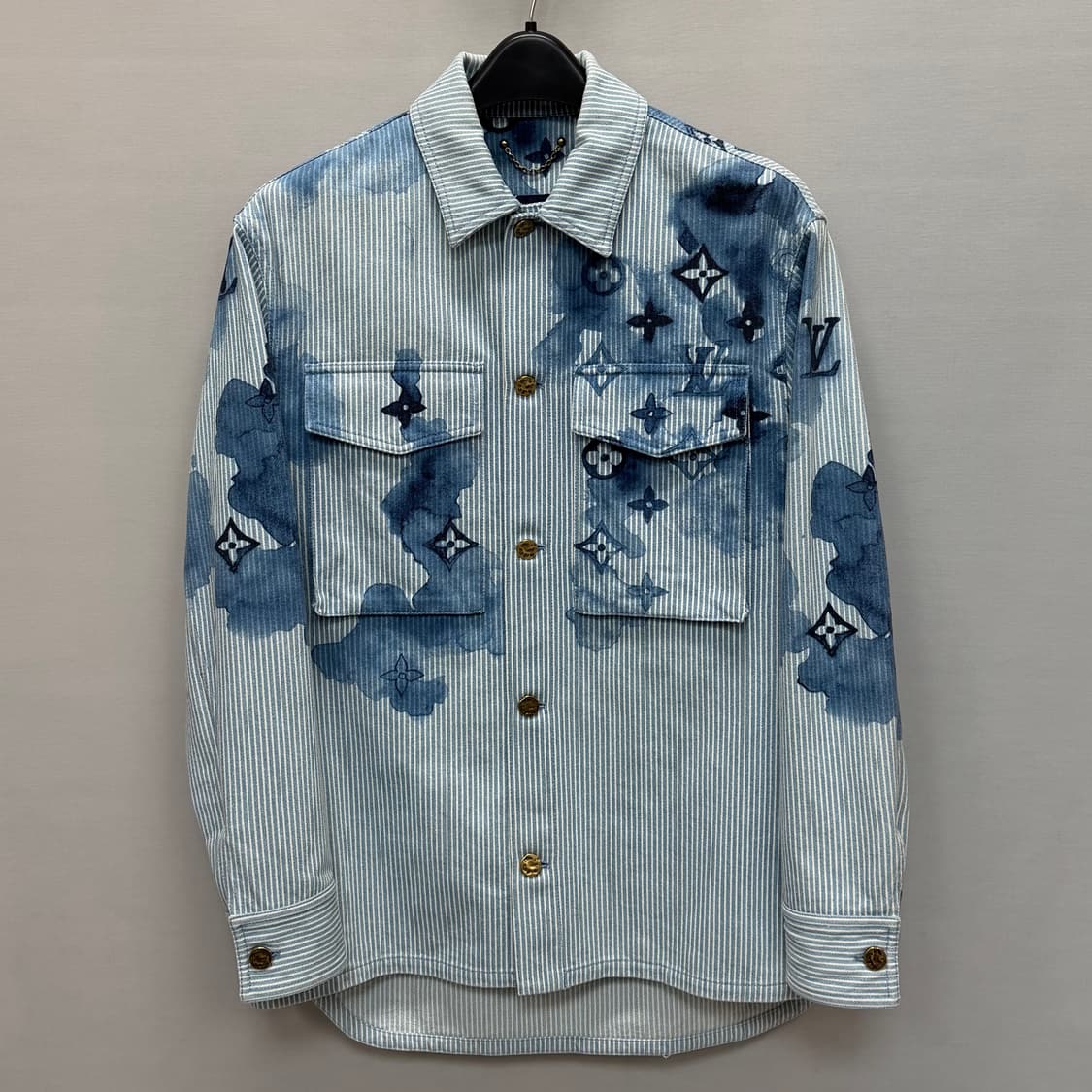 루이비통 워터컬러 데님 셔츠 자켓 ( 100 ) 상품이미지1