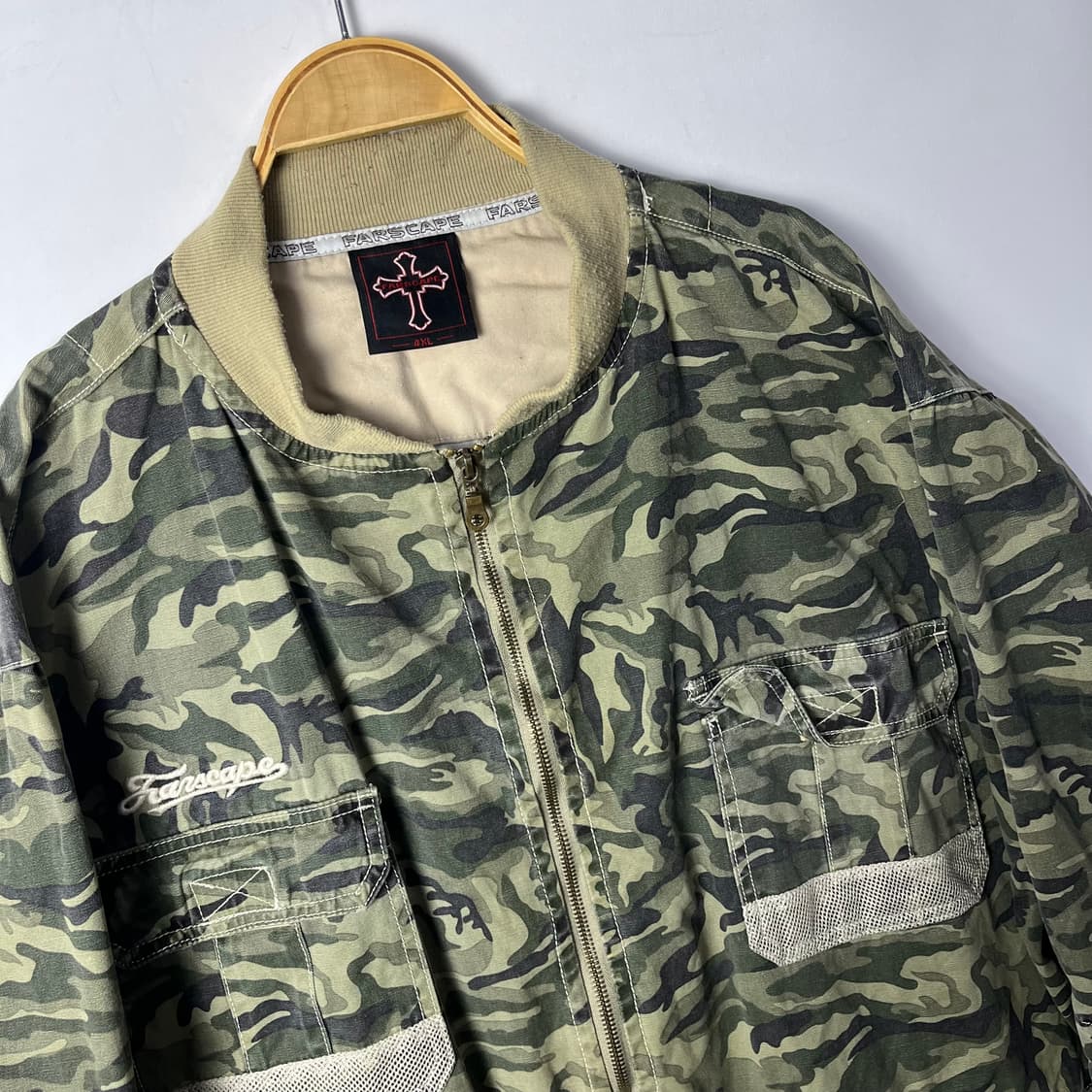 [FARSCAPE] 카모 데님 바시티자켓 상품이미지3