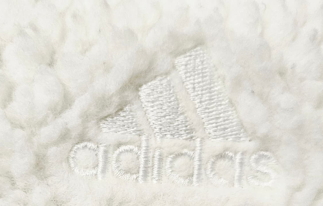 (105~110)XL☆초대장급☆ 아디다스 [화이트카키] 쉐르파 후리스점퍼 상품이미지4