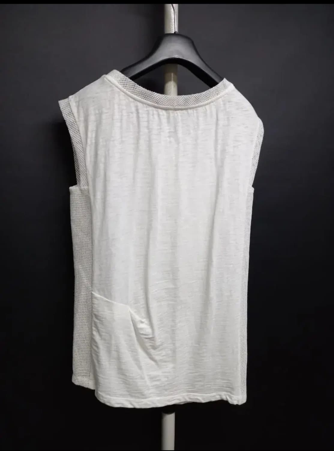 미샤 화이트 모달 티 블라우스  F 상품이미지5