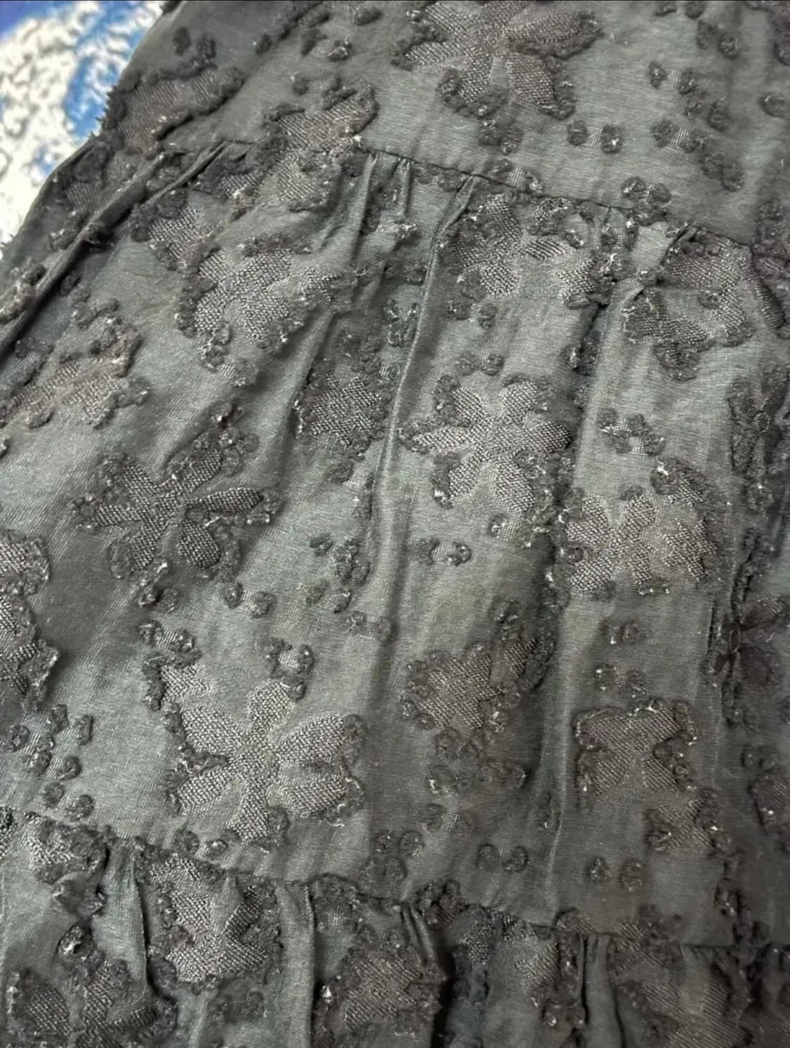 시눈 자카드 프릴 스커트 상품이미지6