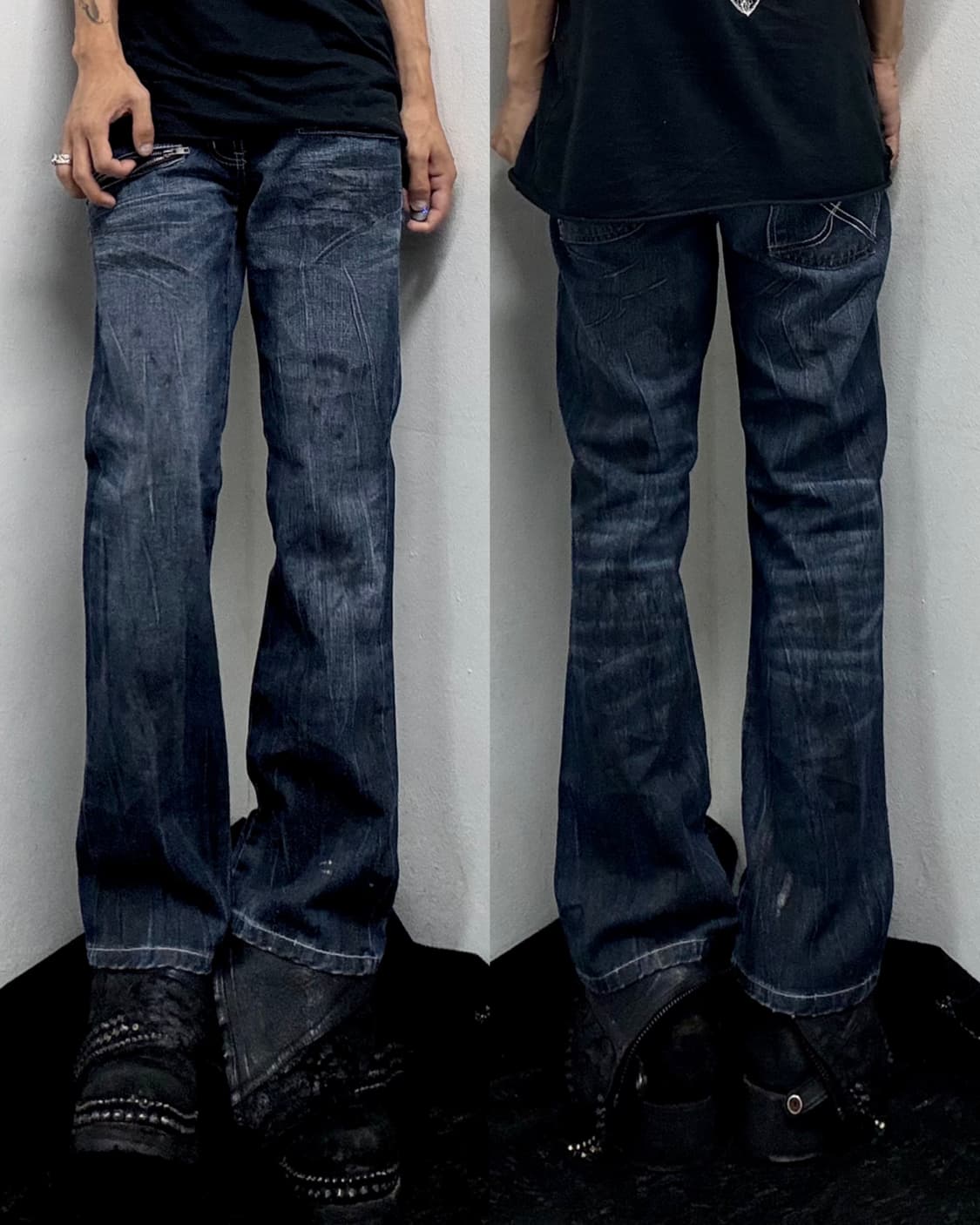 “Vintage” Y2K Dirty Washed Zipper Detail 상품이미지8