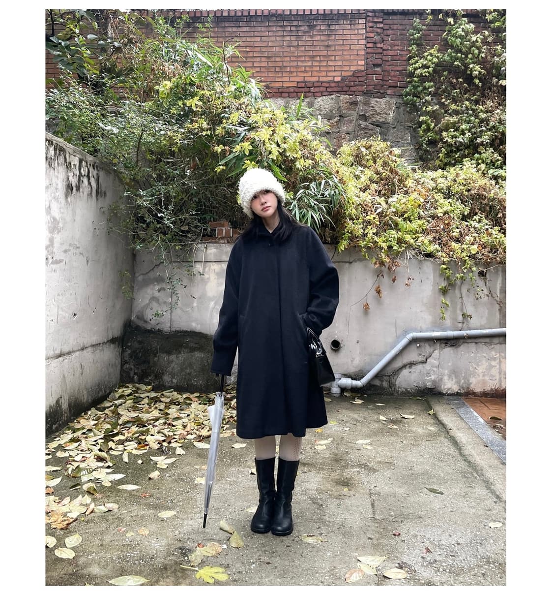 쉬이즈큐트 Cuddle coat 블랙 상품이미지3