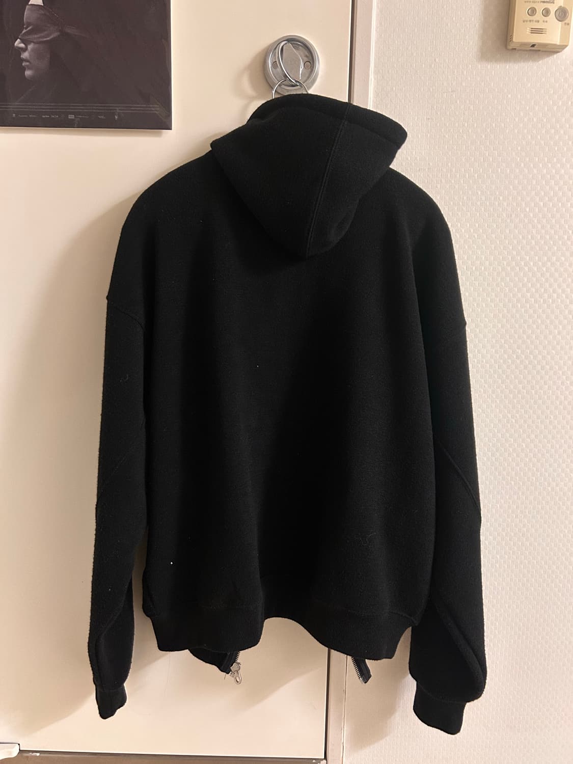 폴리수엠 스터드 후드집업 블랙 상품이미지2