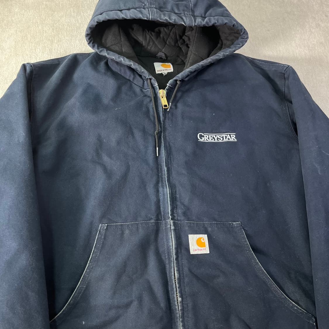 110 칼하트 j140 다크네이비 액티브 워크자켓 상품이미지2