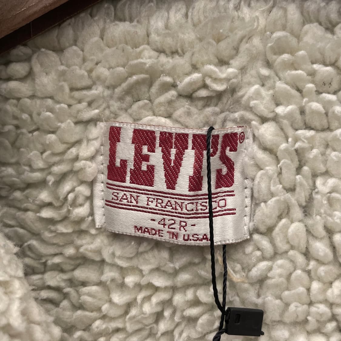 80s 리바이스 Made in USA 쉐르파 데짐 자켓 상품이미지8