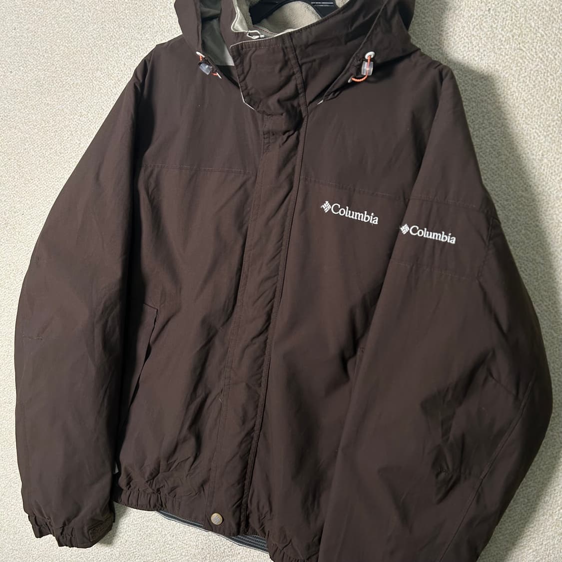 (M) 콜롬비아 딥 브라운 스노우보드 바람막이 상품이미지2