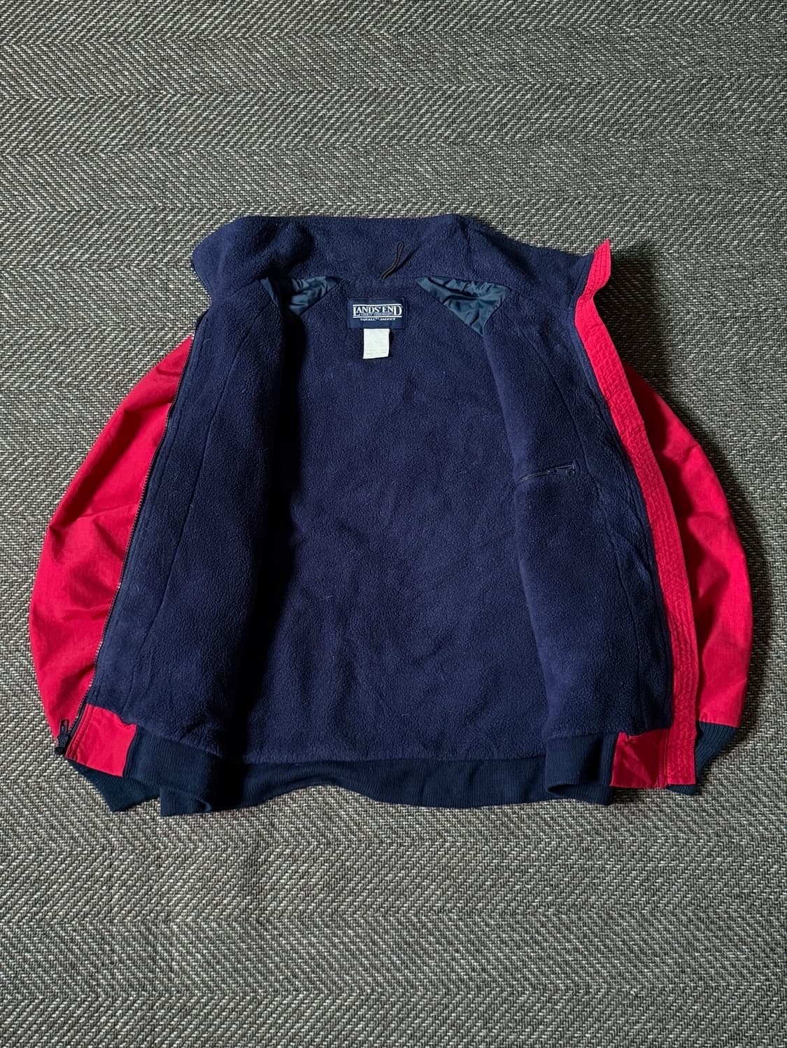 90s USA Lands' End 랜즈엔드 나일론 쉘 자켓 (95) 상품이미지5