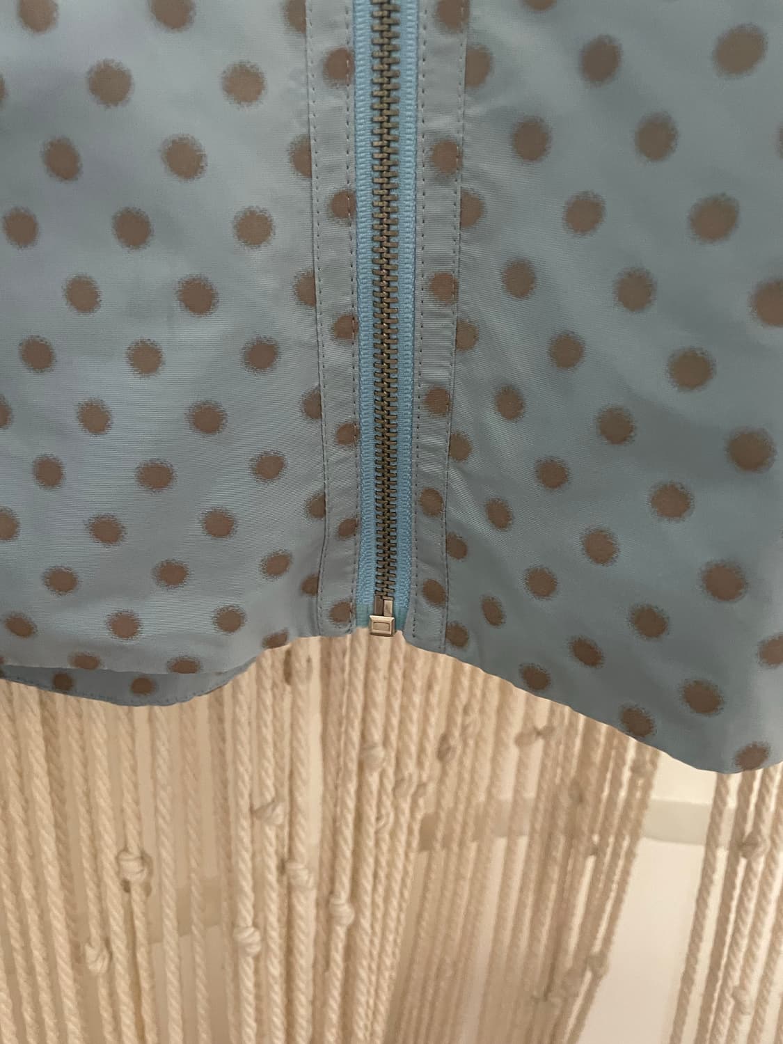 소라 도트 집업 퍼프소매 자켓 상품이미지3