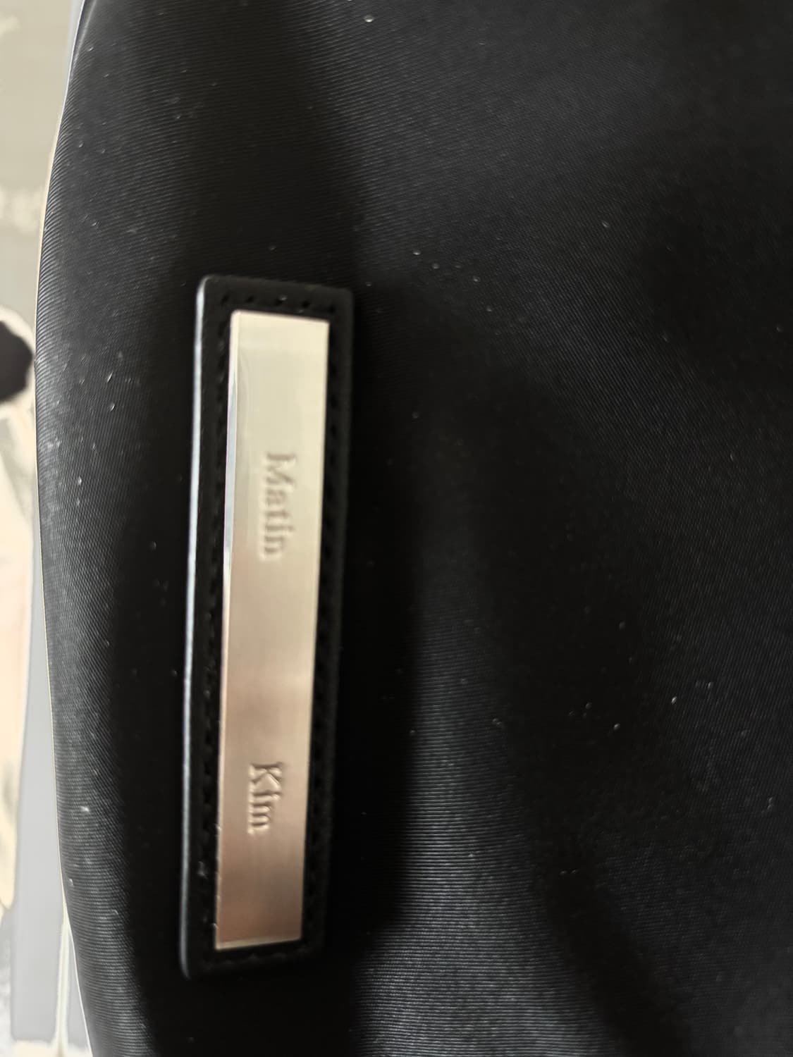 마뗑킴 패브릭 아크 호보백 블랙 상품이미지3