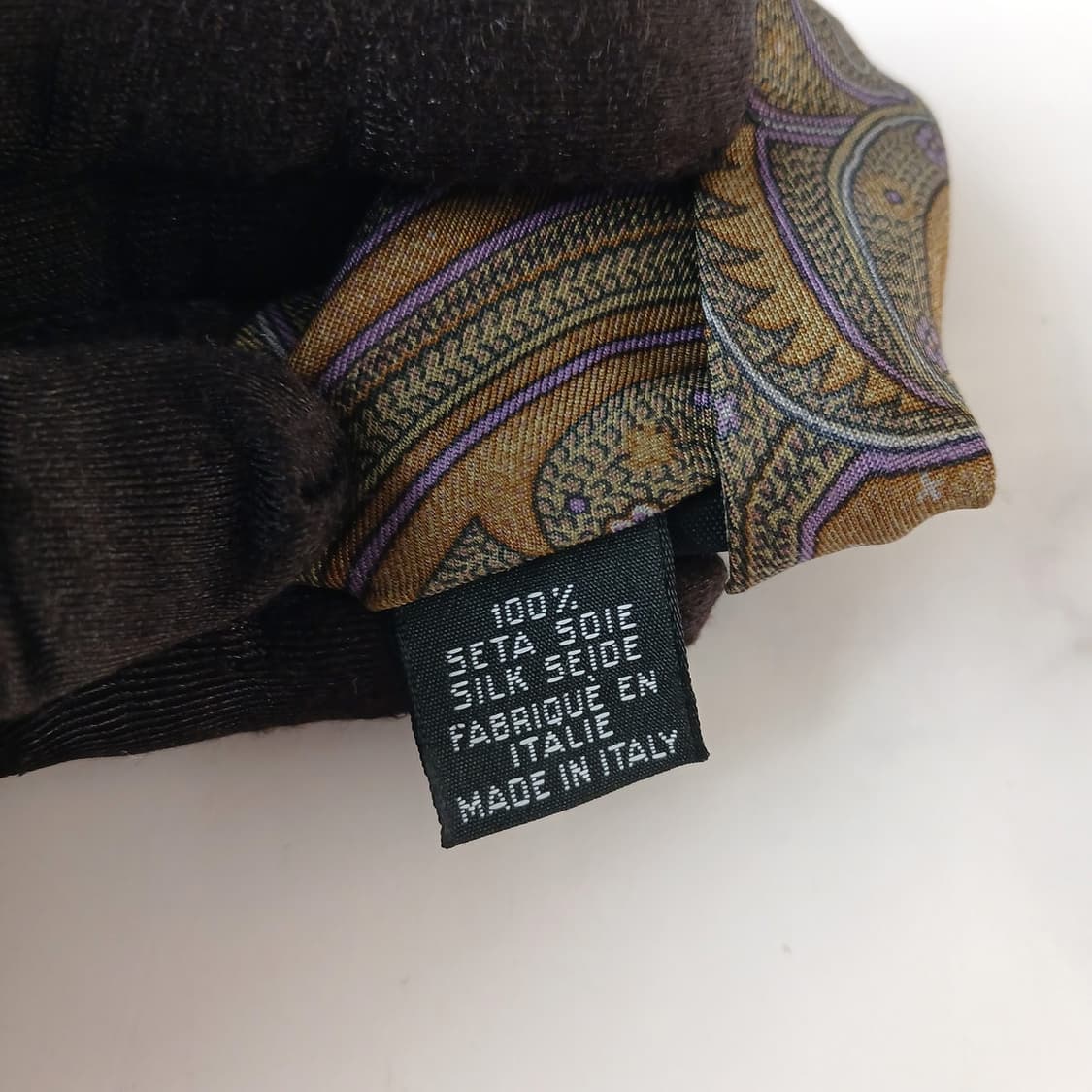 휴고보스 실크 플라워 페이즐리 넥타이 9.5cm A+등급 A19570
 상품이미지9