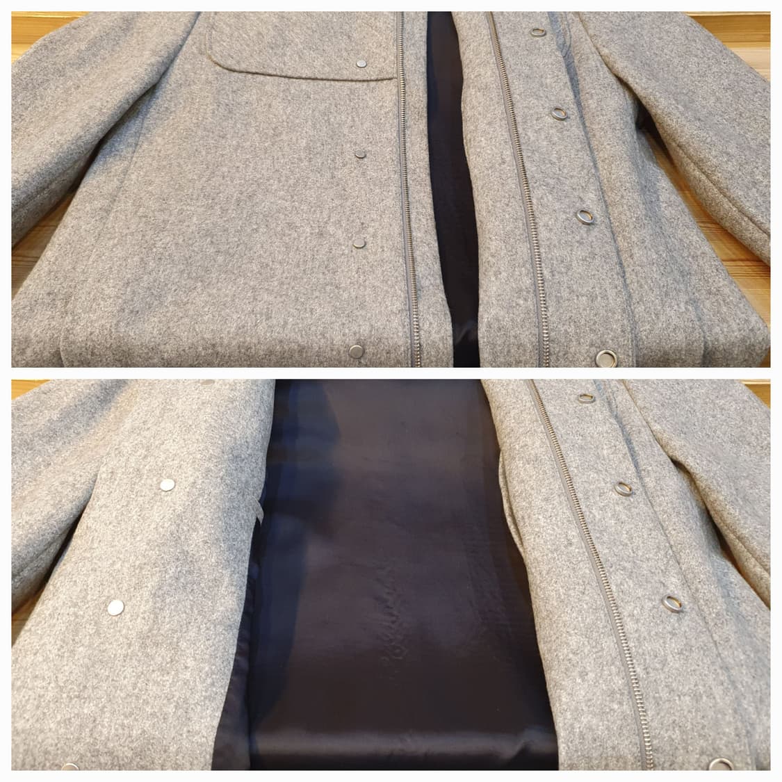 (새상품)95.COS 울 후드코트 상품이미지8