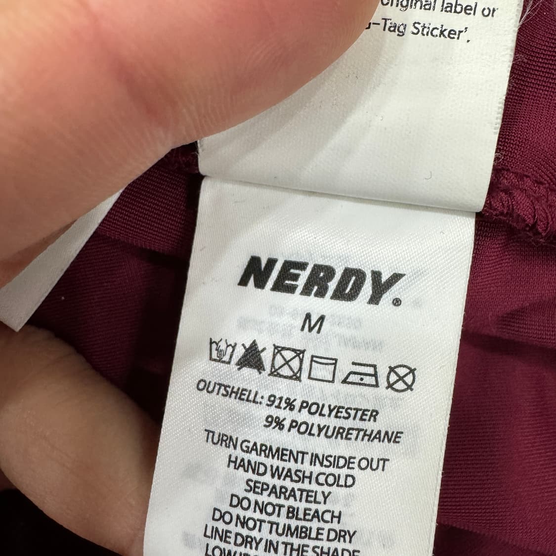 M(100) NERDY 널디 벨벳 트랙탑 저지 집업  상품이미지6