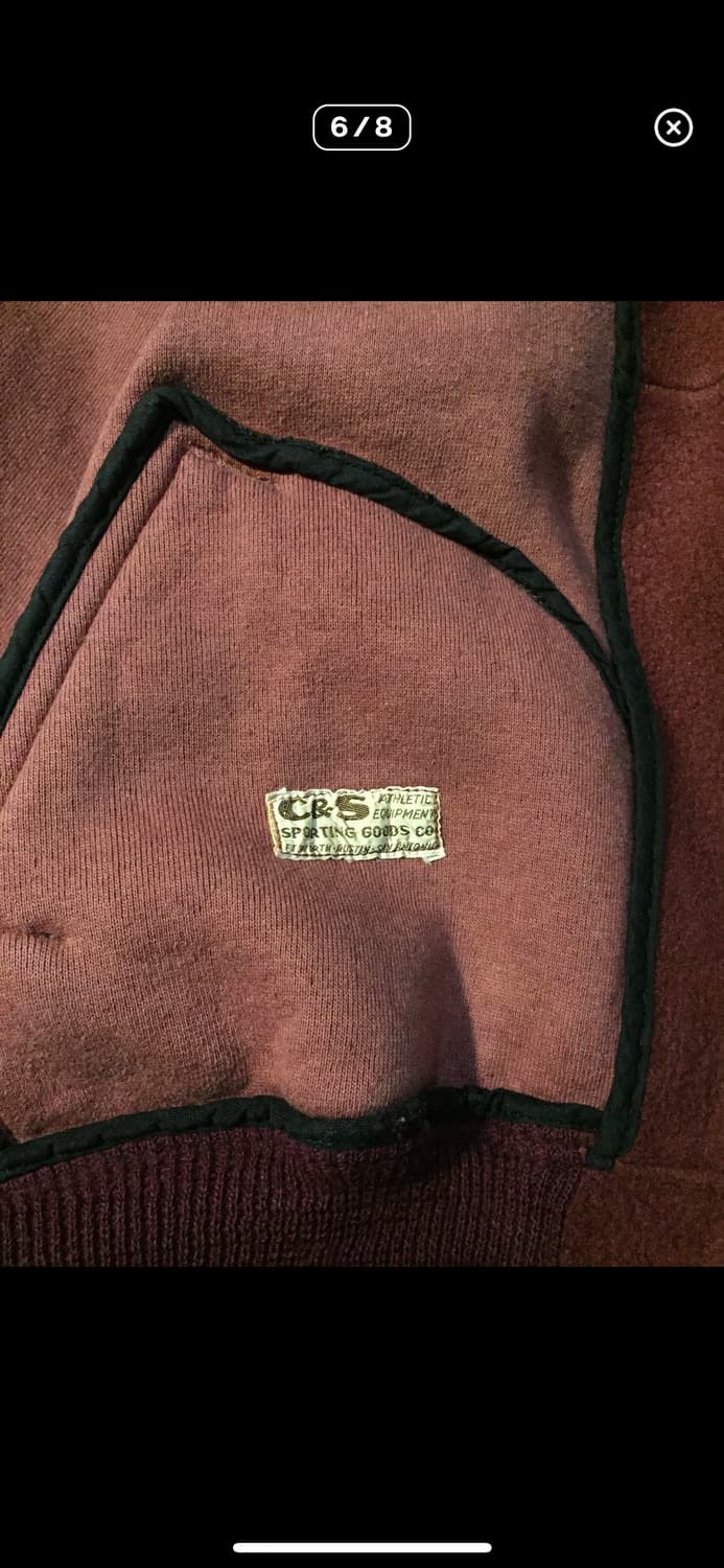 50-60's 카센티노 울 바시티 자켓 상품이미지6