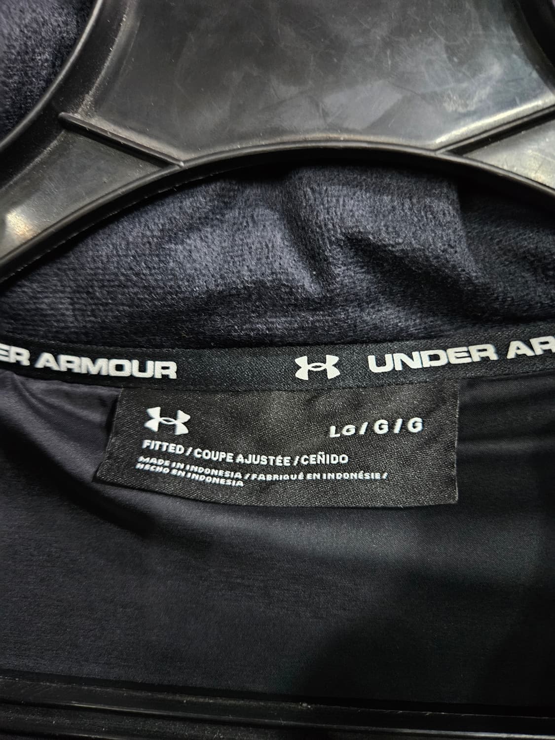 언더아머 오렌지 남성 세미오버핏 100 덕다운 패딩  상품이미지3