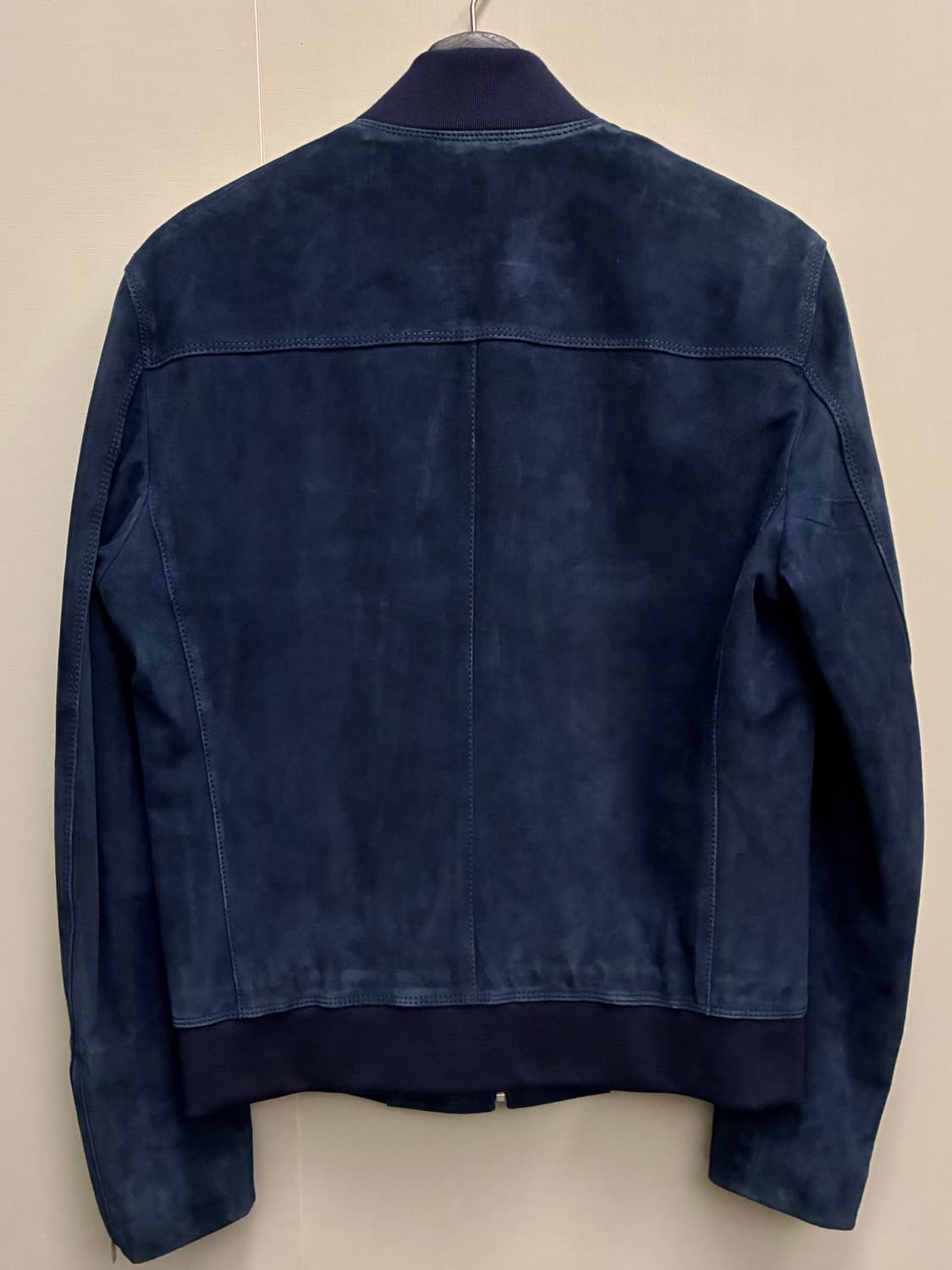 (48/97)솔리드옴므 고트스킨 염소가죽 스웨이드 블루종자켓 상품이미지6