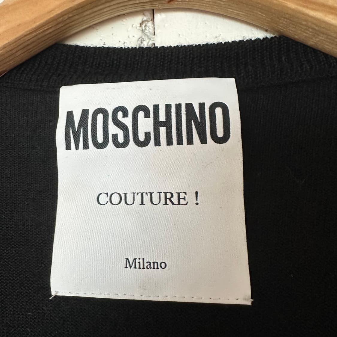 우먼90 모스키노 가디건 블랙 상품이미지3