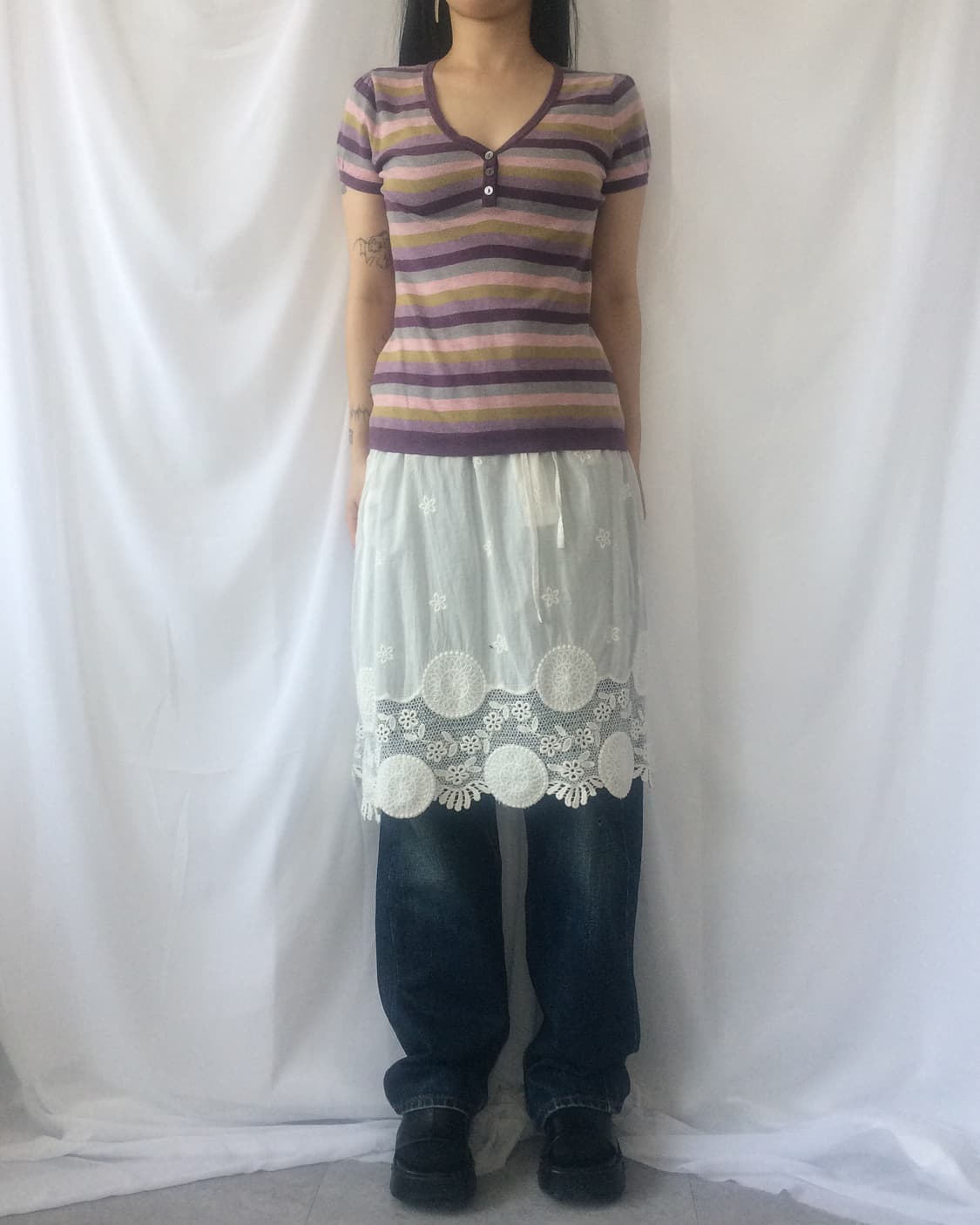 Crochet point skirt 상품이미지5