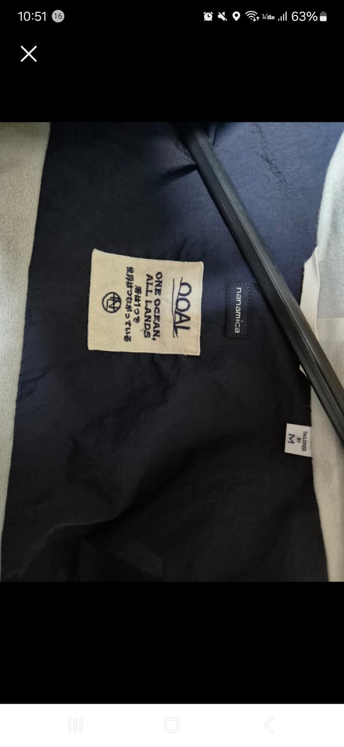 나나미카 24 S/S 윈드파카 M 판매합니다(상태 매우 좋음) 상품이미지7