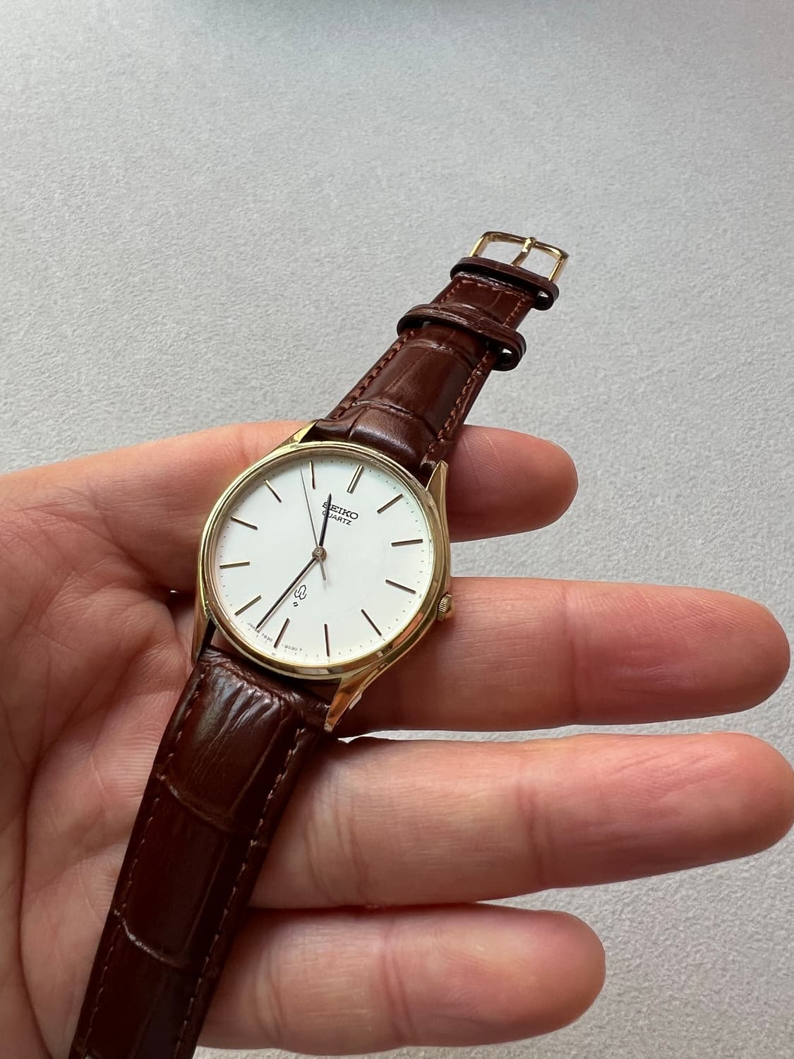 세이코 쿼츠 골드 빈티지 7830-8030 상품이미지3