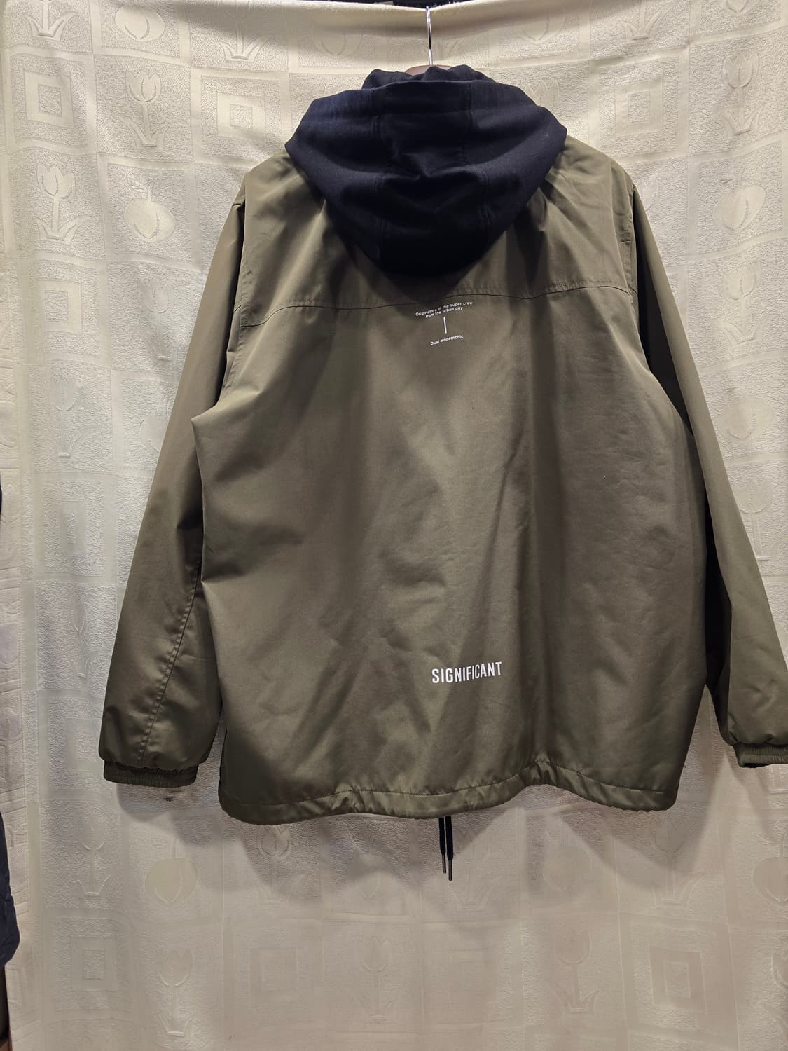 시그니피컨트 후드 코치 자켓 105 카키 상품이미지6