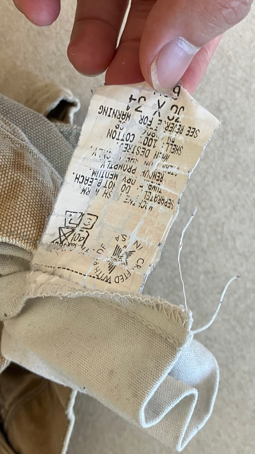 90s carhartt distressed fade double knee 상품이미지10