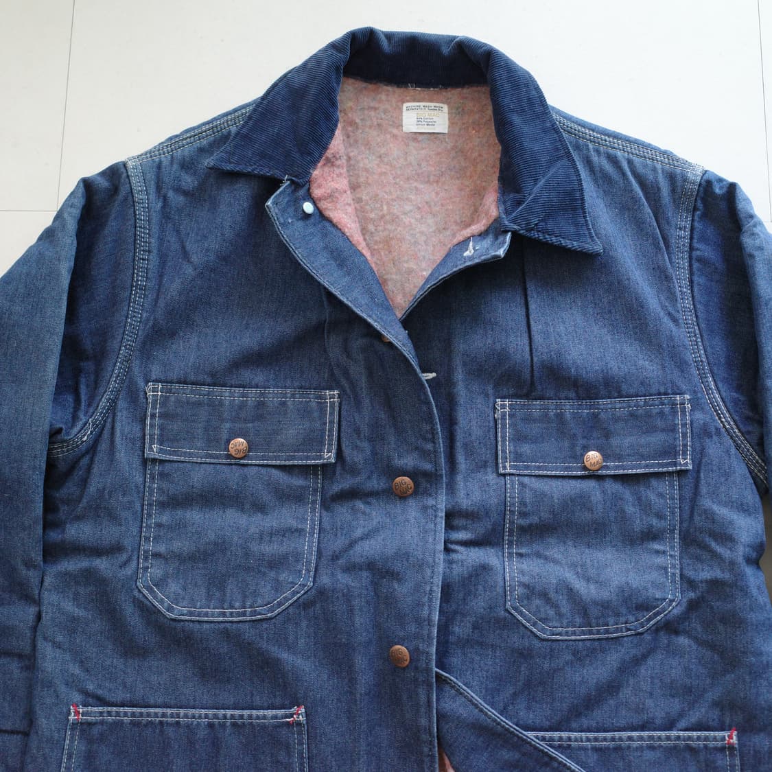 70s 빅맥 데님 초어 자켓 USA MADE JC PENNEY 상품이미지2