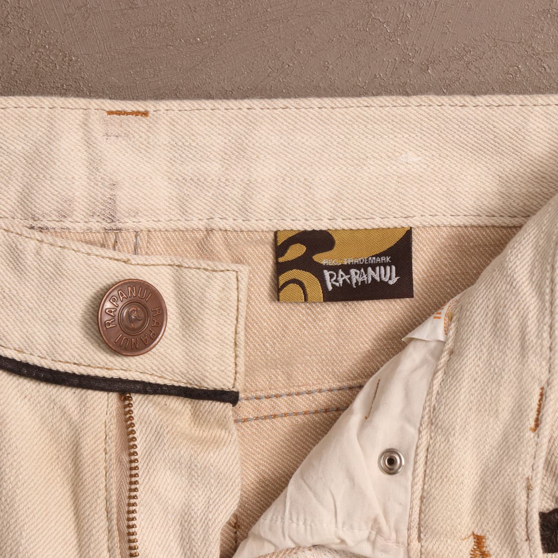 일본빈티지 프린팅 플레어 데님팬츠A1633 상품이미지3