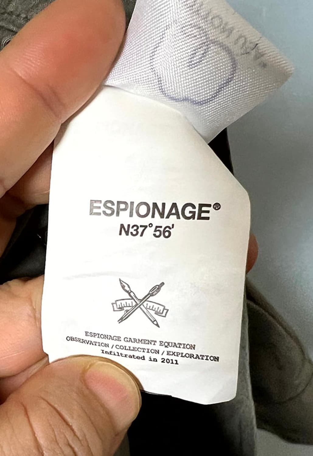 에스피오나지 루디 스카우트셔츠 남자 춘추 포켓 코튼USA M 95-100 상품이미지5