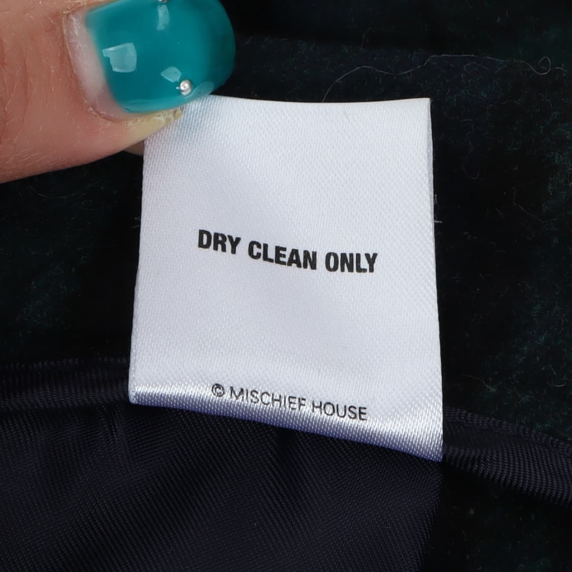 미스치프 그린 울 체크 미니스커트 상품이미지9