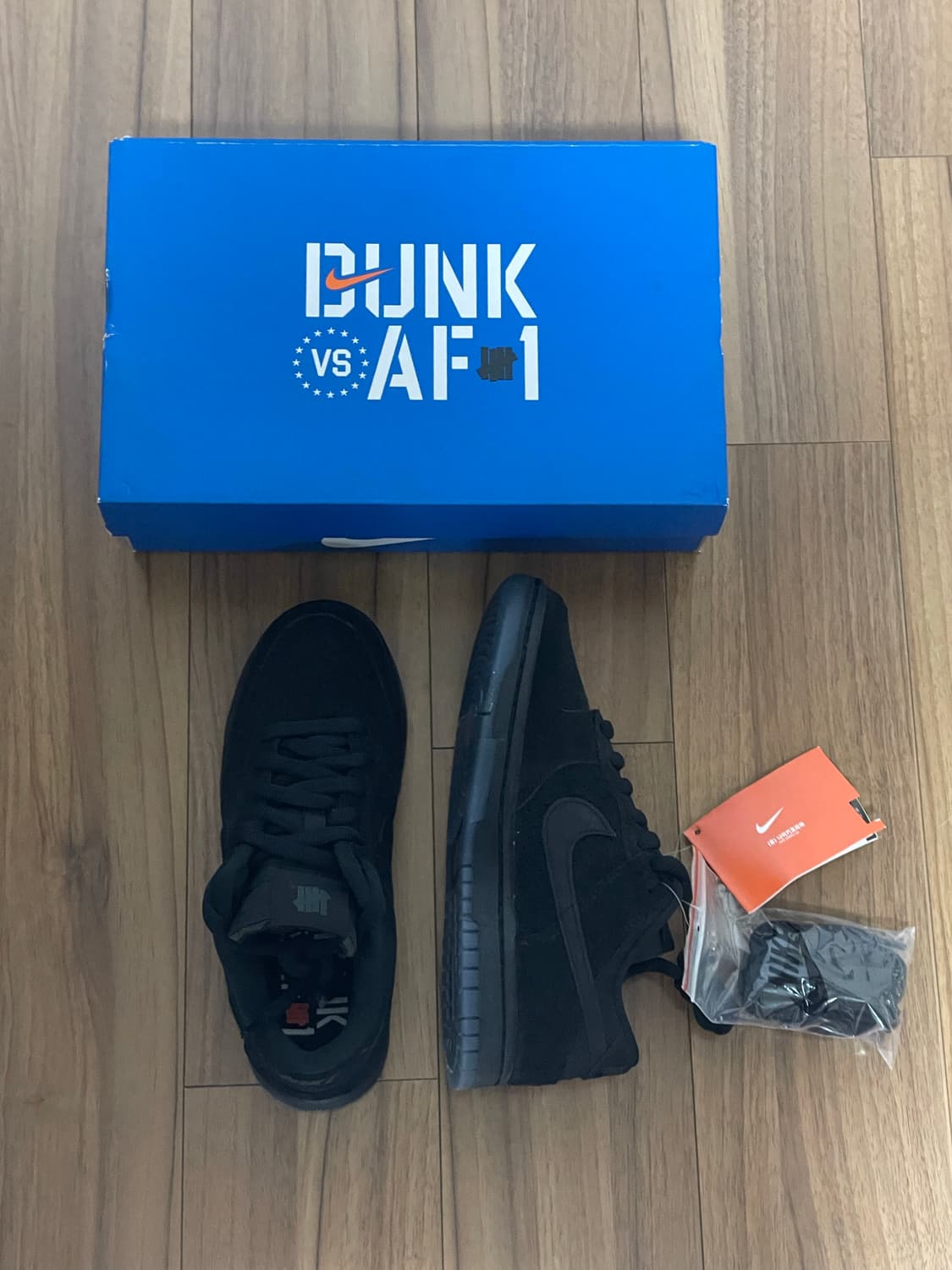 Nike x Undefeated 나이키x언디핏 덩크 로우 블랙 230 상품이미지1