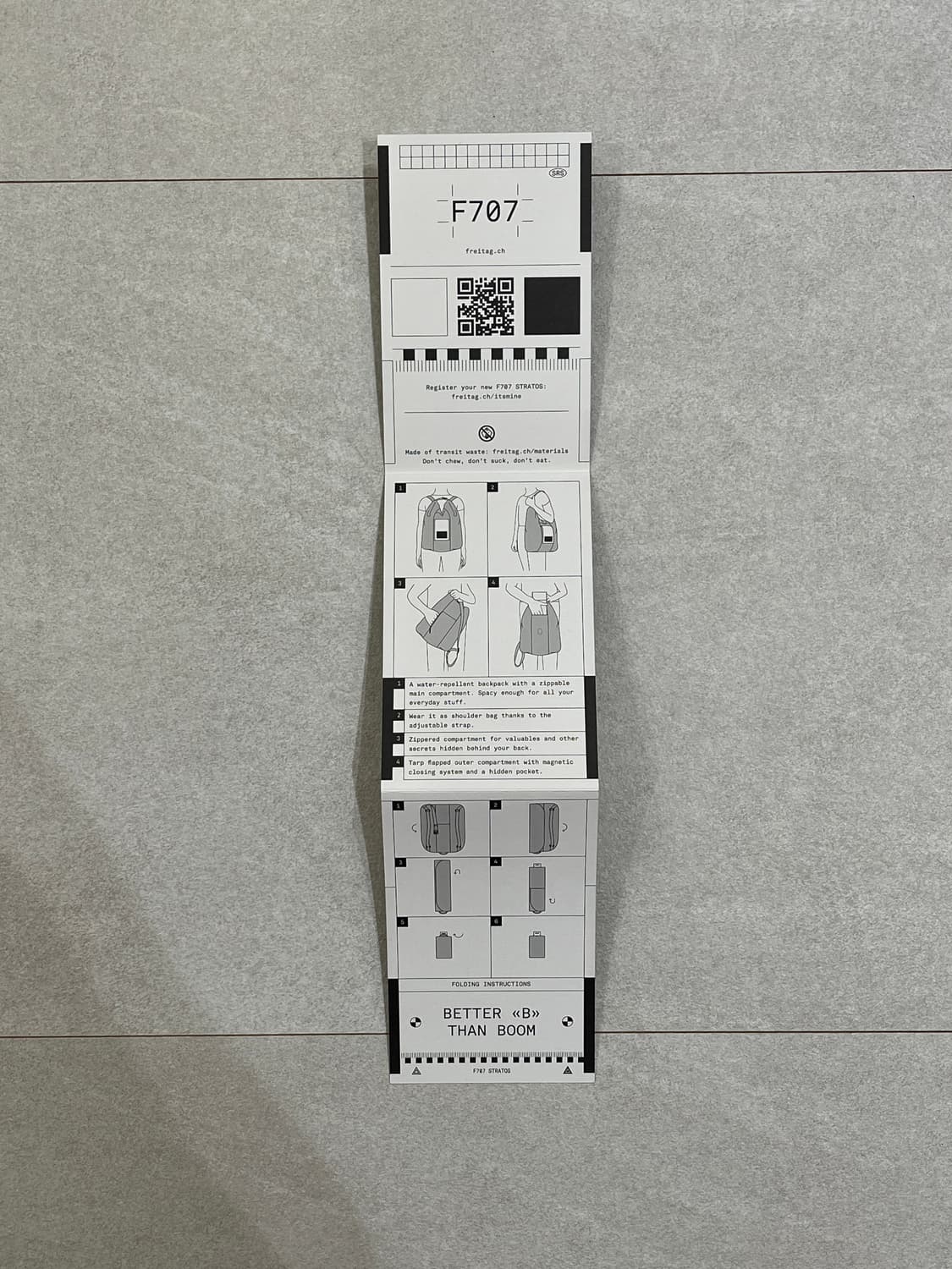 프라이탁 단종 스트라토스 백팩 상품이미지5