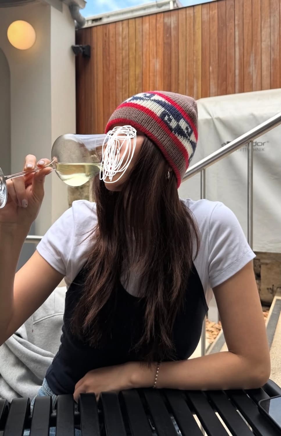 스투시 Skullcap Waves 브라운 비니 7만원 상품이미지4