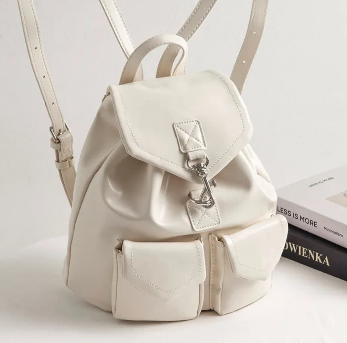 복조리 백팩 아이보리 상품이미지1