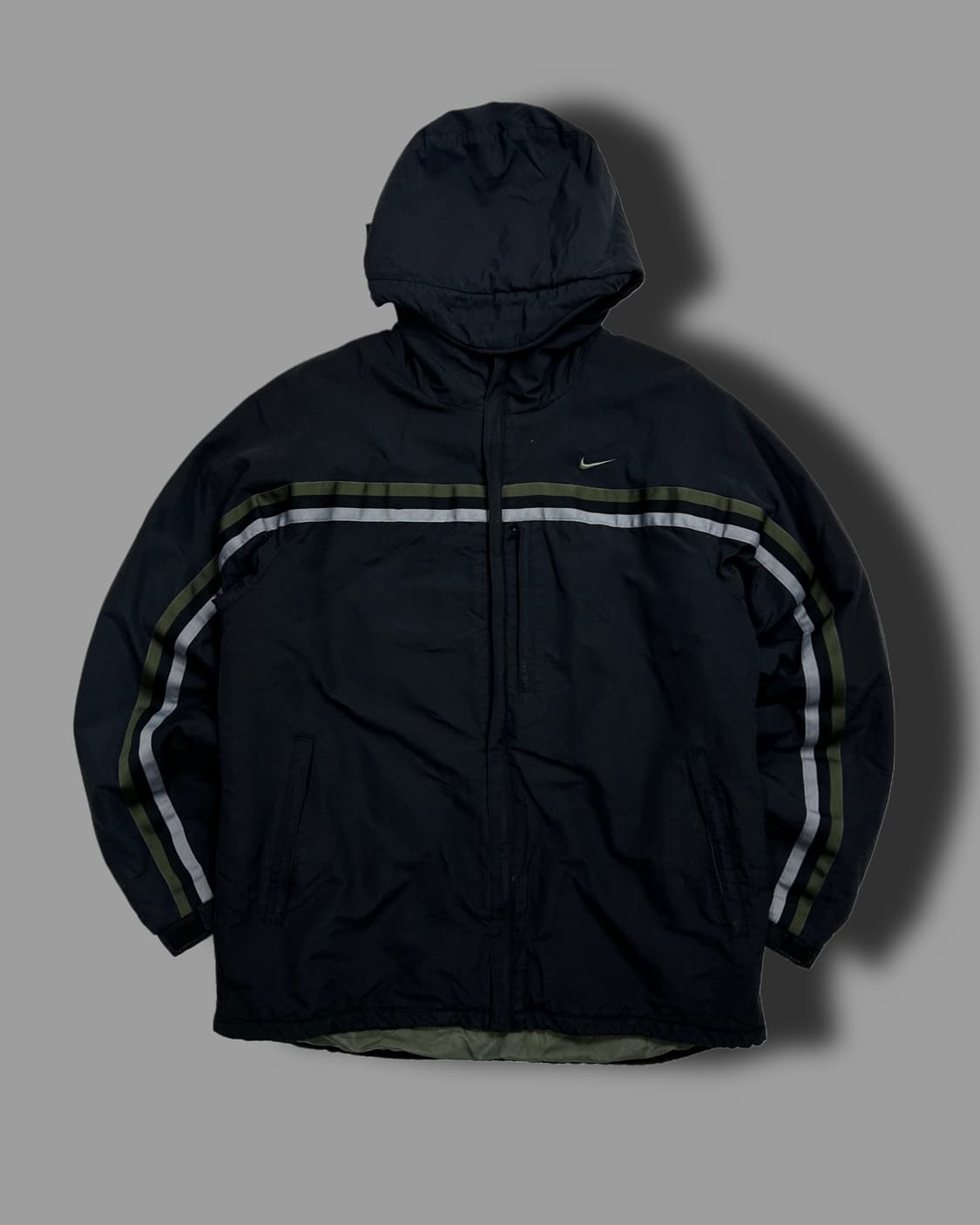 나이키 00s 패디드 후드 점퍼 L 상품이미지4