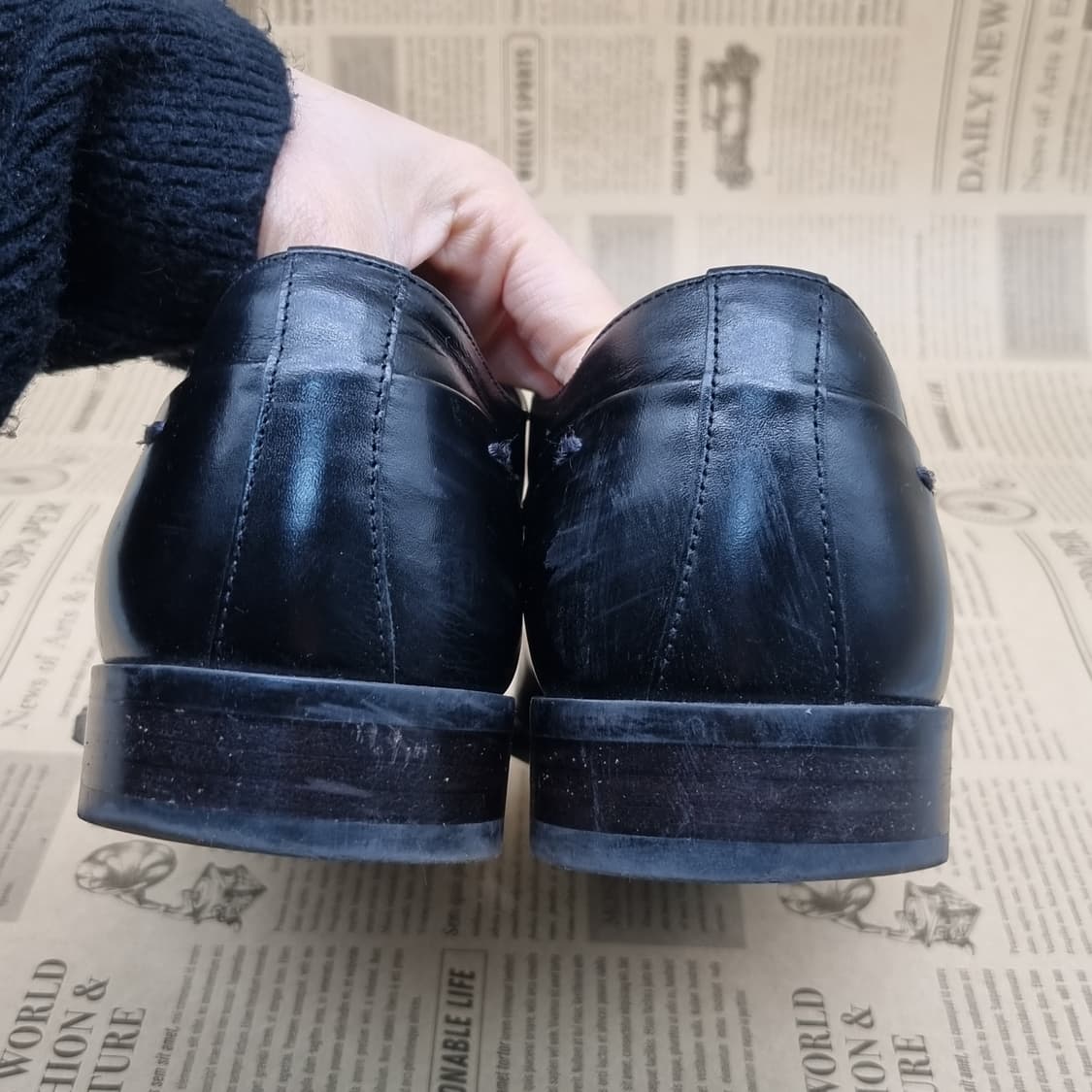 르본디 남성정장구두 실사이즈255 상품이미지4