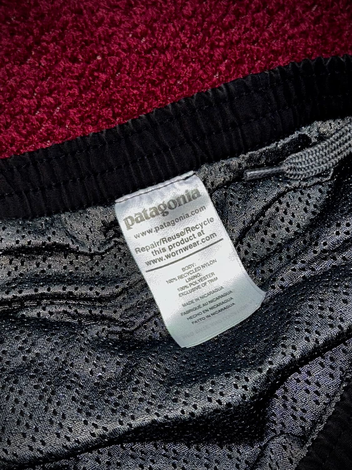 파타고니아 블랙 배기스 반바지 L 상품이미지7