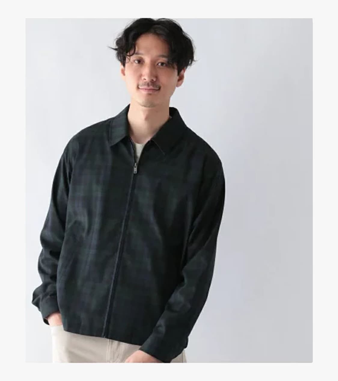 GLOBAL WORK - CHECK BLOUSON 상품이미지2