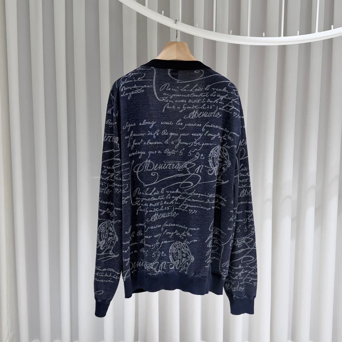 (S급/3XL) / 벨루티 린넨 울 시크리토 가디건 자켓 상품이미지5