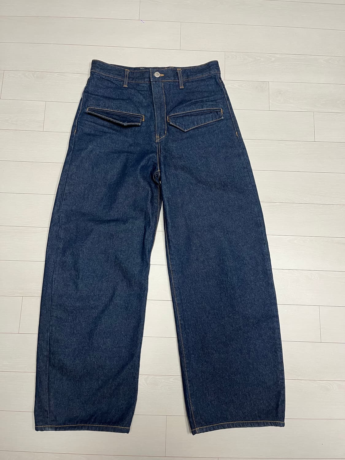 Aieul Curved Jeans _ Indigo (46 size) 상품이미지7