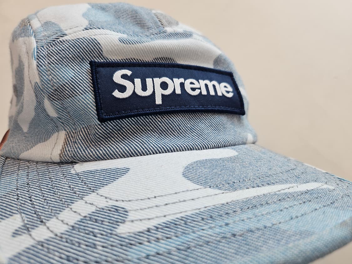 슈프림 워시드아웃 카모캠프캡 상품이미지3
