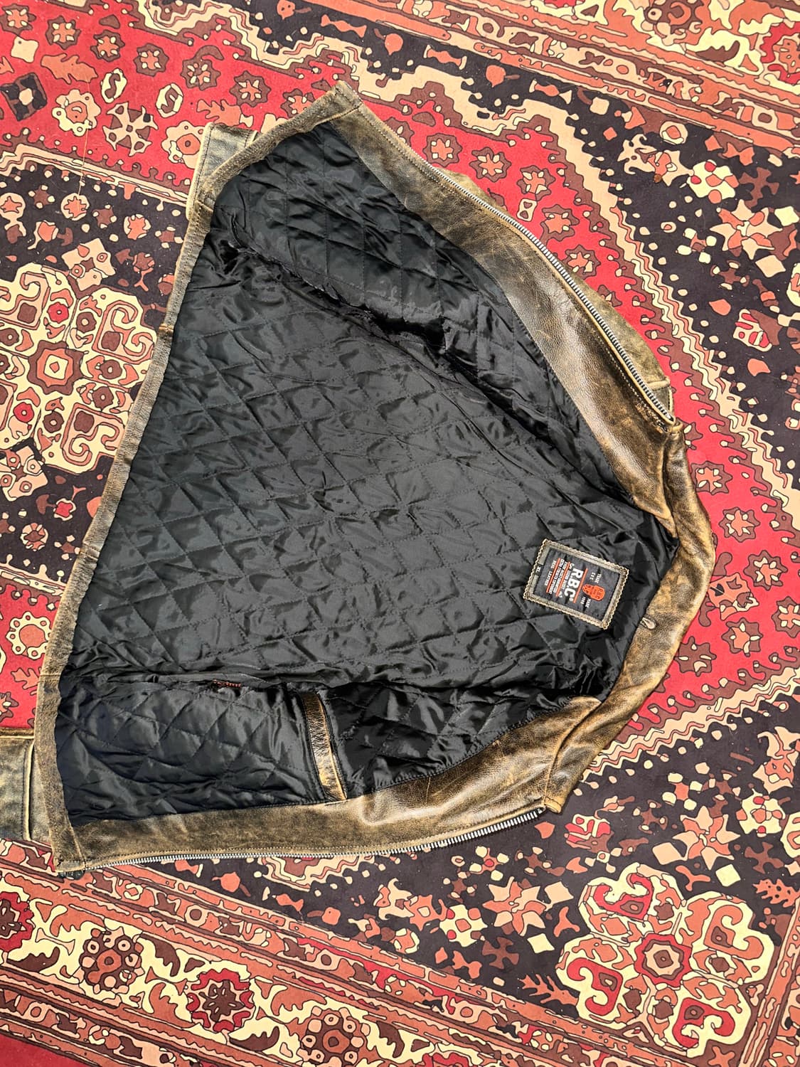 ( L-XL ) RBC 가죽자켓 푸퍼자켓 봄버자켓 바이커자켓 라이더자켓 상품이미지8