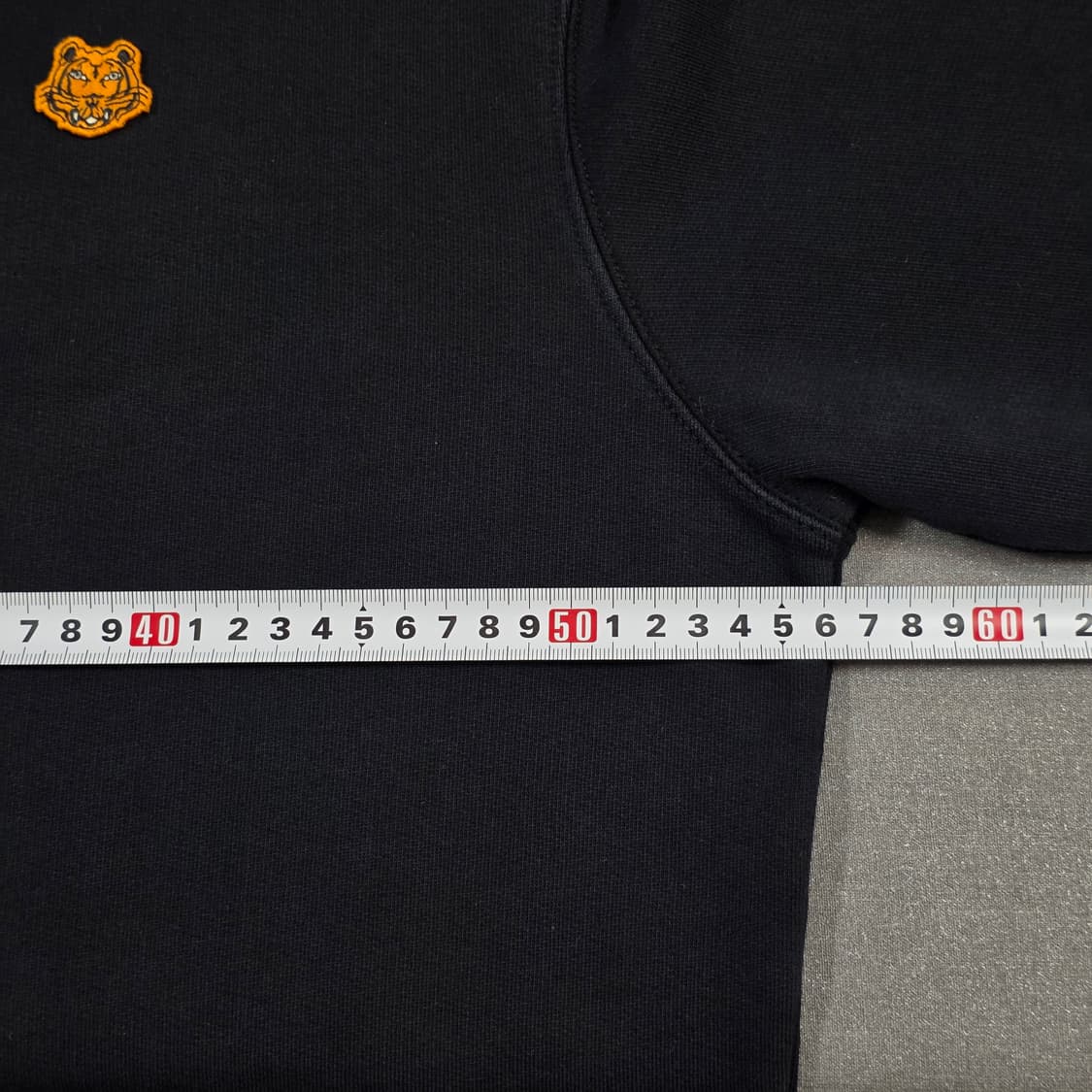 M) KENZO 겐조 스몰 패치로고 블랙 맨투맨 95-100 상품이미지7