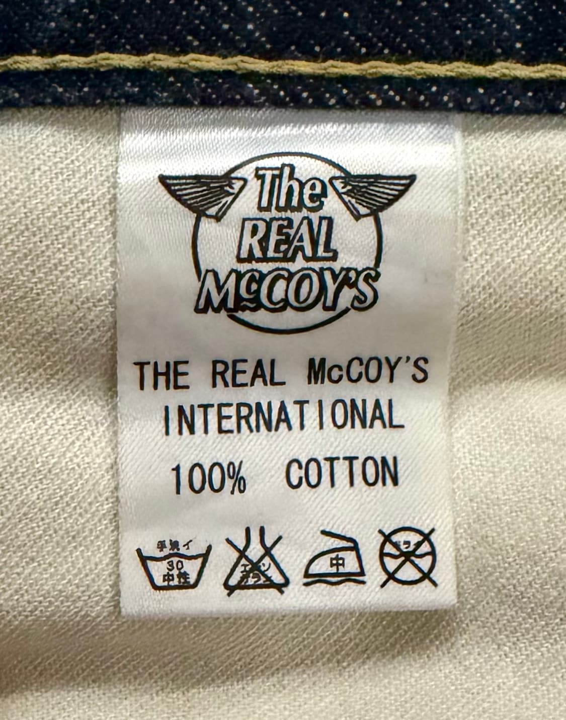 [더 리얼맥코이] Lot 003 WWII 대전판 셀비지 데님 W33L34 상품이미지9