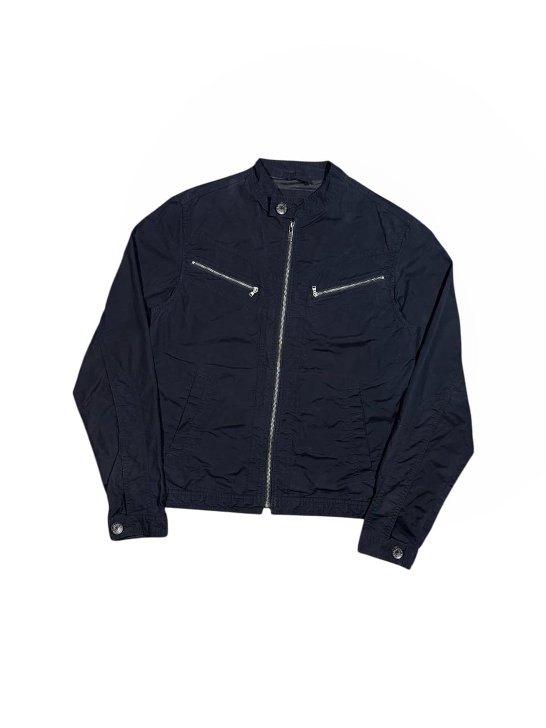 Calvin Klein 캘빈클라인 투포켓 코튼 싱글 라이더 자켓 상품이미지1