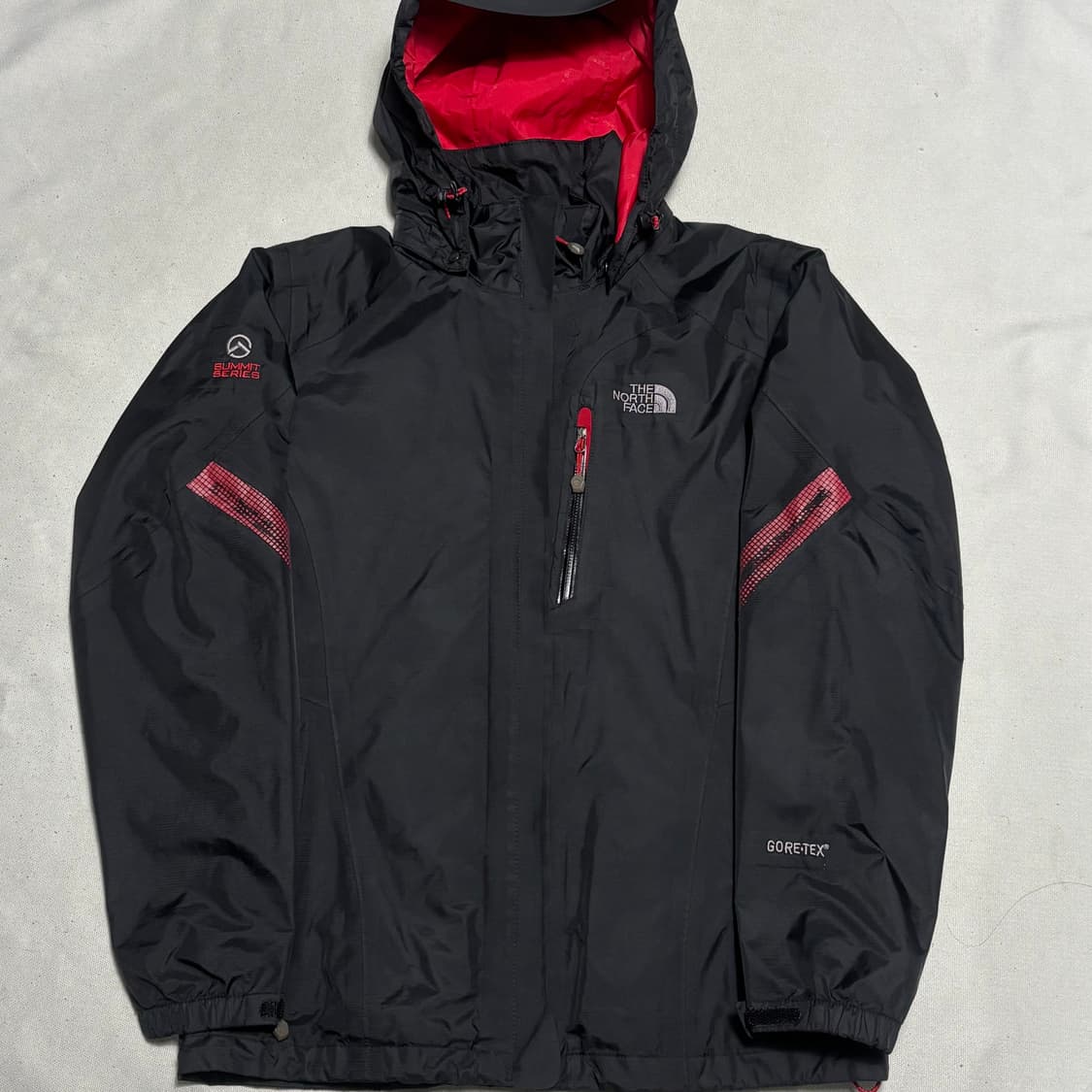 🫶🏻 노스페이스 써밋 고어텍스 레드 블랙 배색 바람막이 🫶🏻 상품이미지1