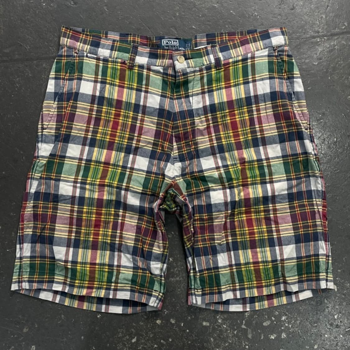 34 롤로 랄프로렌 체크 반바지 상품이미지1