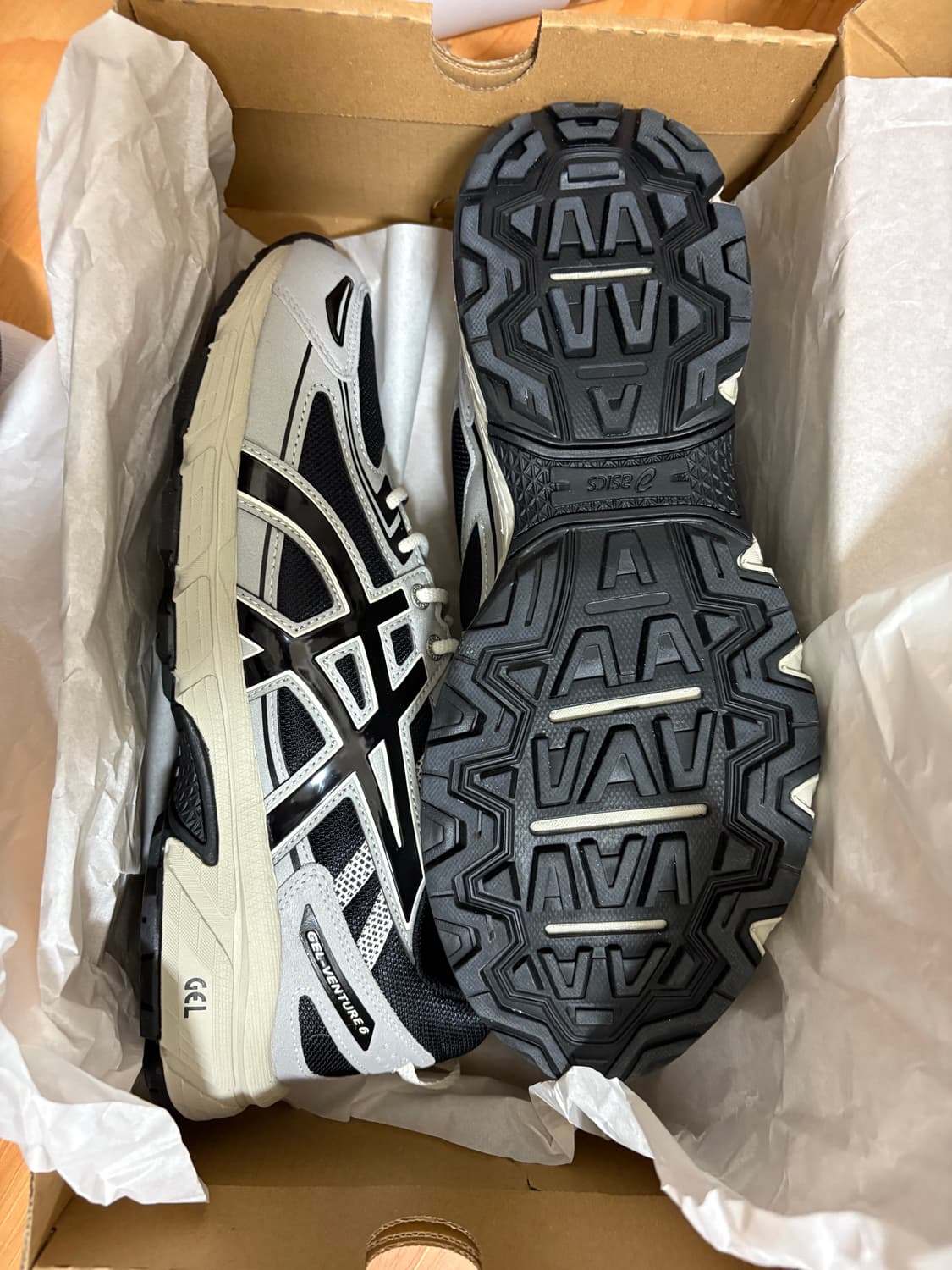 아식스 젤 벤쳐6 블랙/블랙 상품이미지6