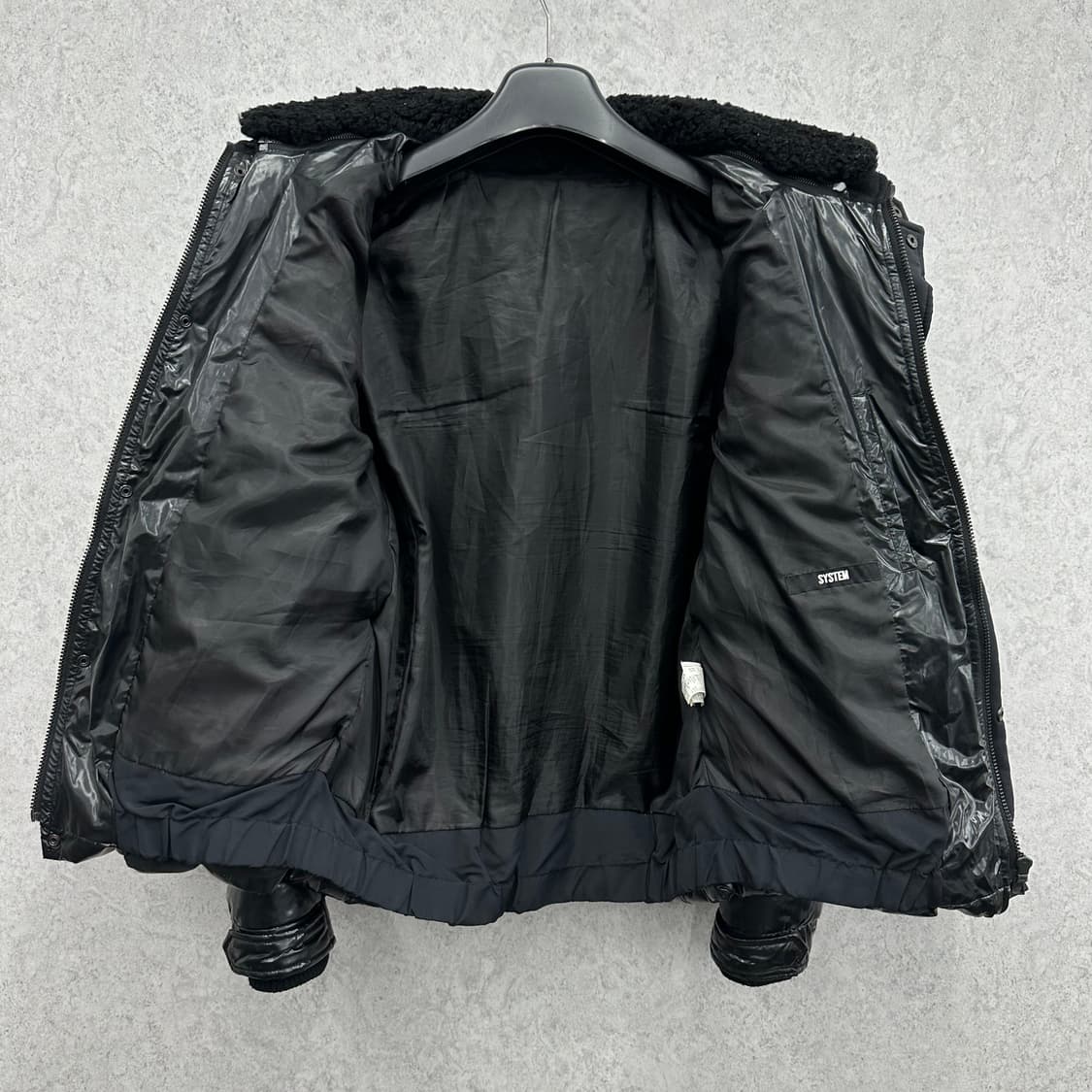 105 한섬 시스템 남자 울 캐시미어 구스다운 패딩 상품이미지3